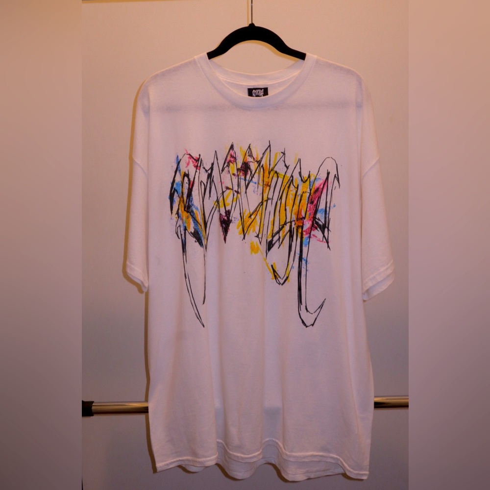 Revenge Clothing White Graphic Tee